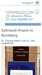 Mobile Screenshot of noris-zahn.de